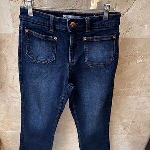 Zara Blue Straight Leg Jeans